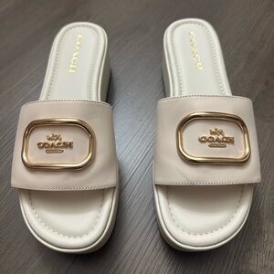 Coach shoes/sandals/wedges